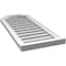 Ekena Millwork Octagonal Top Surface Mount PVC Gable Vent w/ 2"W x 2"P Brickmould Sill Frame, 16"W x 38"H GVPOT16X3803SF - alternate 5